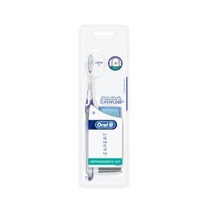 Escova Dental + Fio Dental Super Floss Oral B Expert