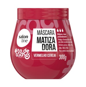 Máscara Salon Line #Todecacho Matizadora Vermelho Cereja 300gr